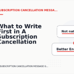 What to Write First in A Subscription Cancellation Message