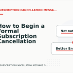 How to Begin a Formal Subscription Cancellation Message
