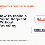 How to Make a Polite Request Without Sounding Demanding in Subscription Cancellation Message English