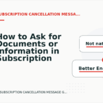 How to Ask for Documents or Information in Subscription Cancellation Message English